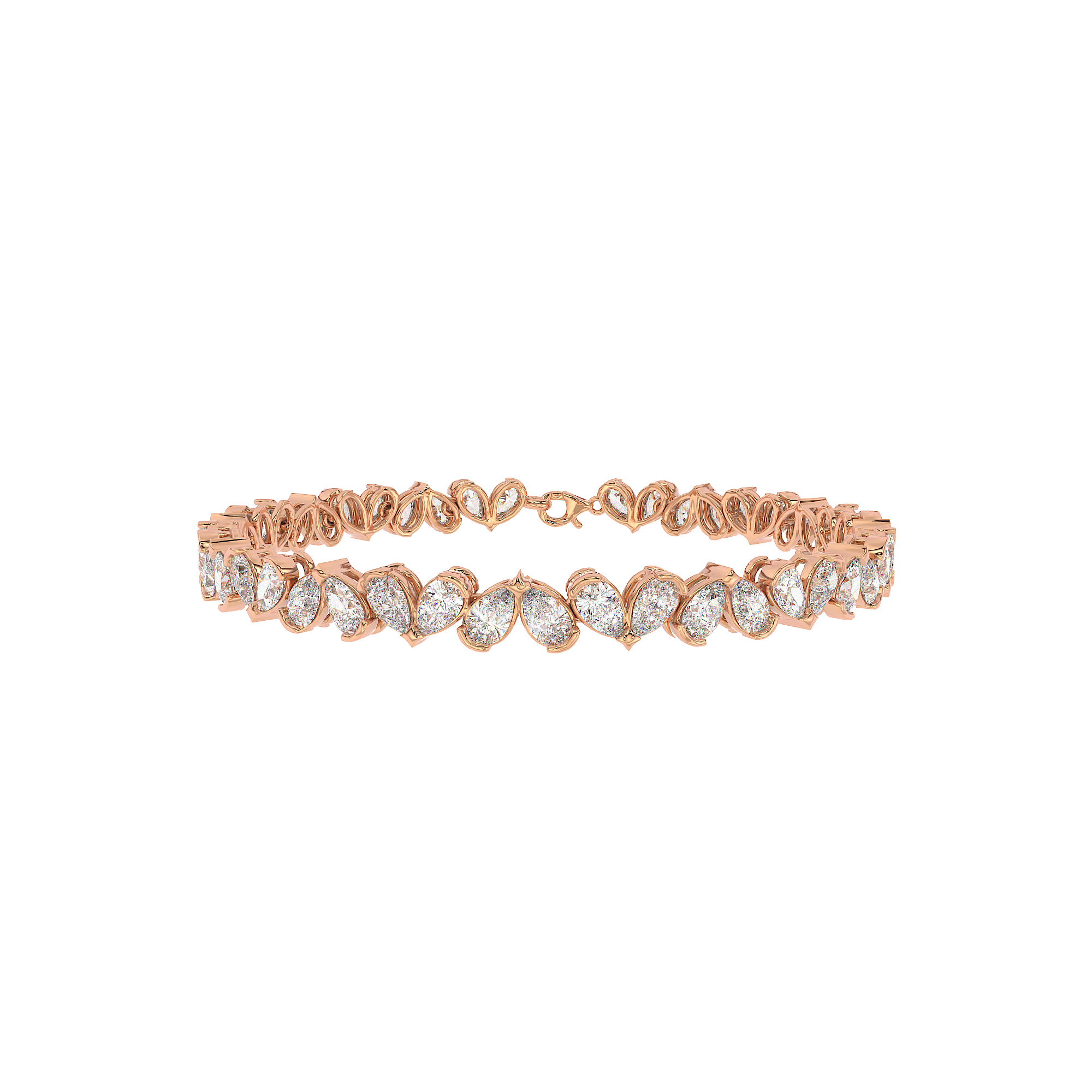 Pear Marquise Tennis Bracelet