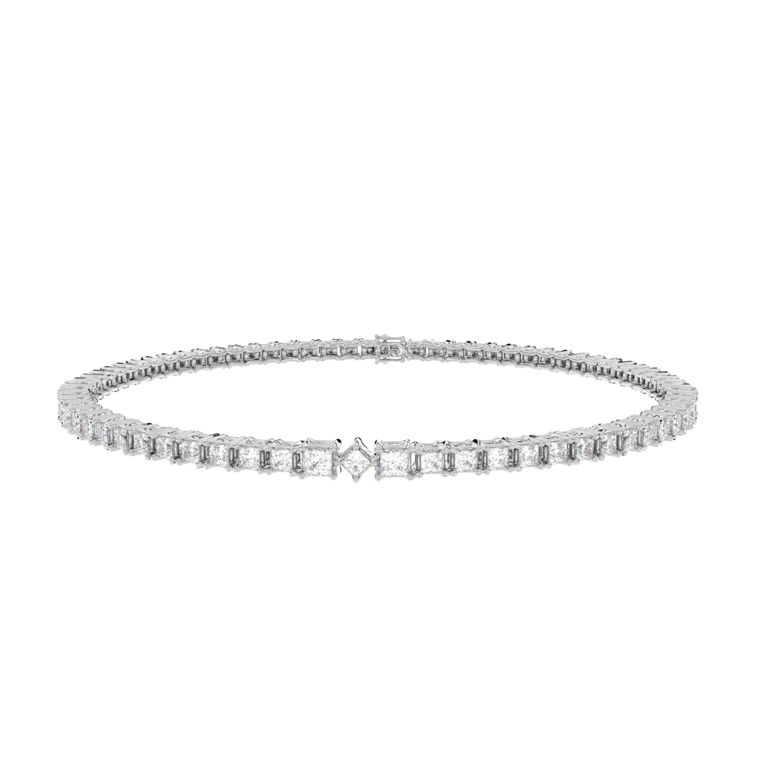 Princess Line Tennis Bracelet