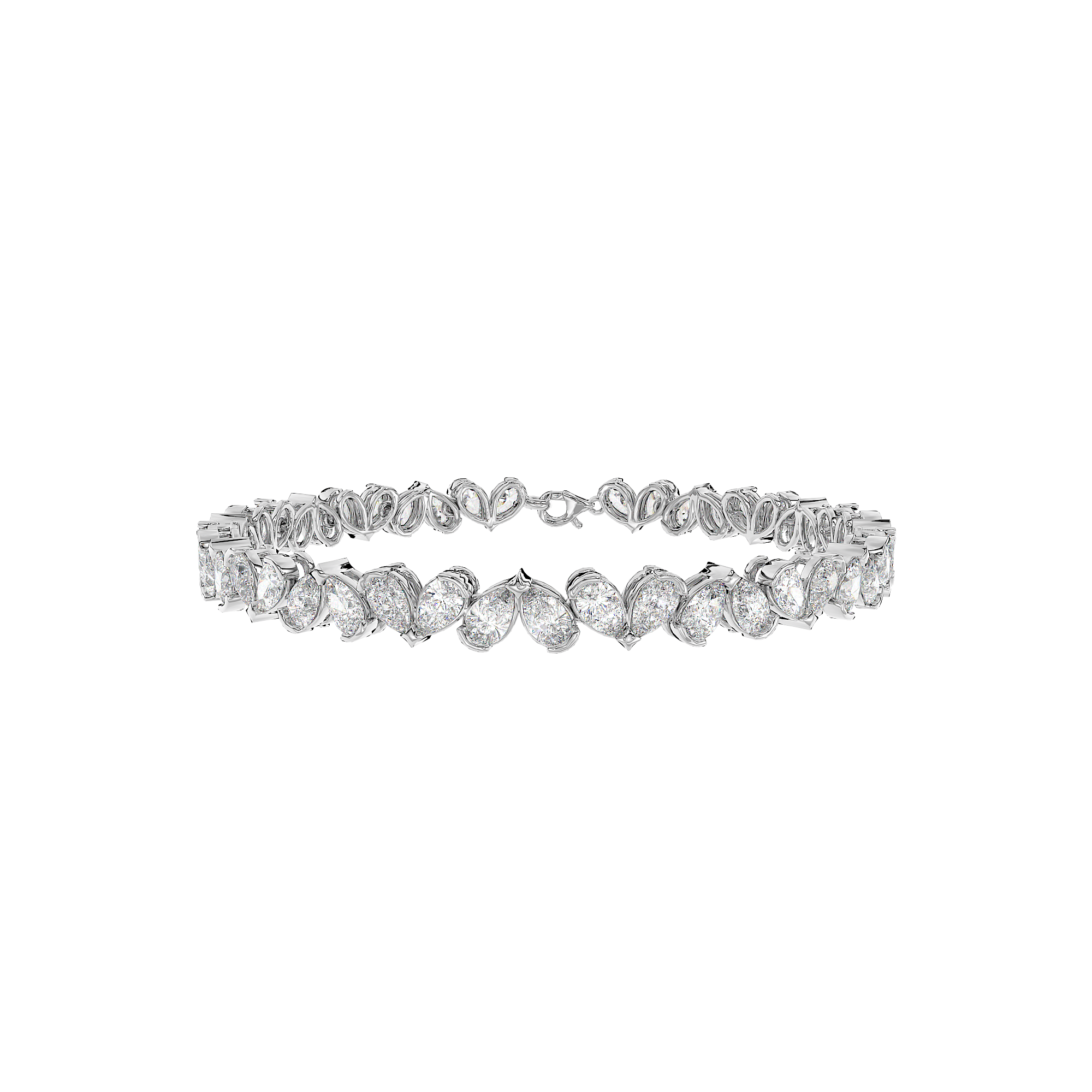 Pear Marquise Tennis Bracelet