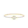 Emerald Halo Bangle