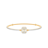 Emerald Halo Bangle