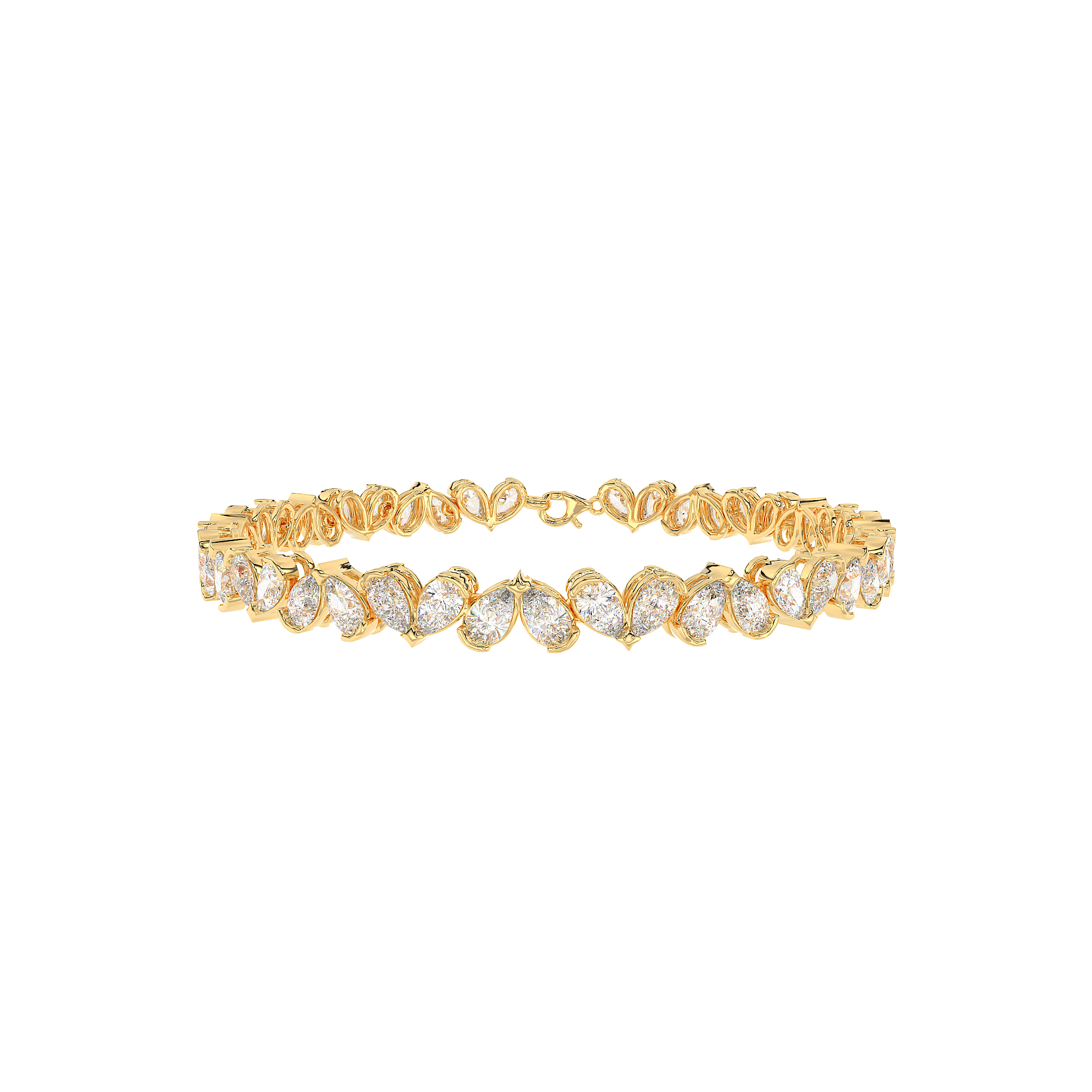 Pear Marquise Tennis Bracelet