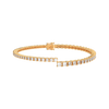Round Baguette Split Tennis