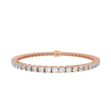 Round Emerald Tennis Bracelet
