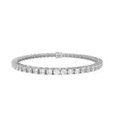 Round Emerald Tennis Bracelet