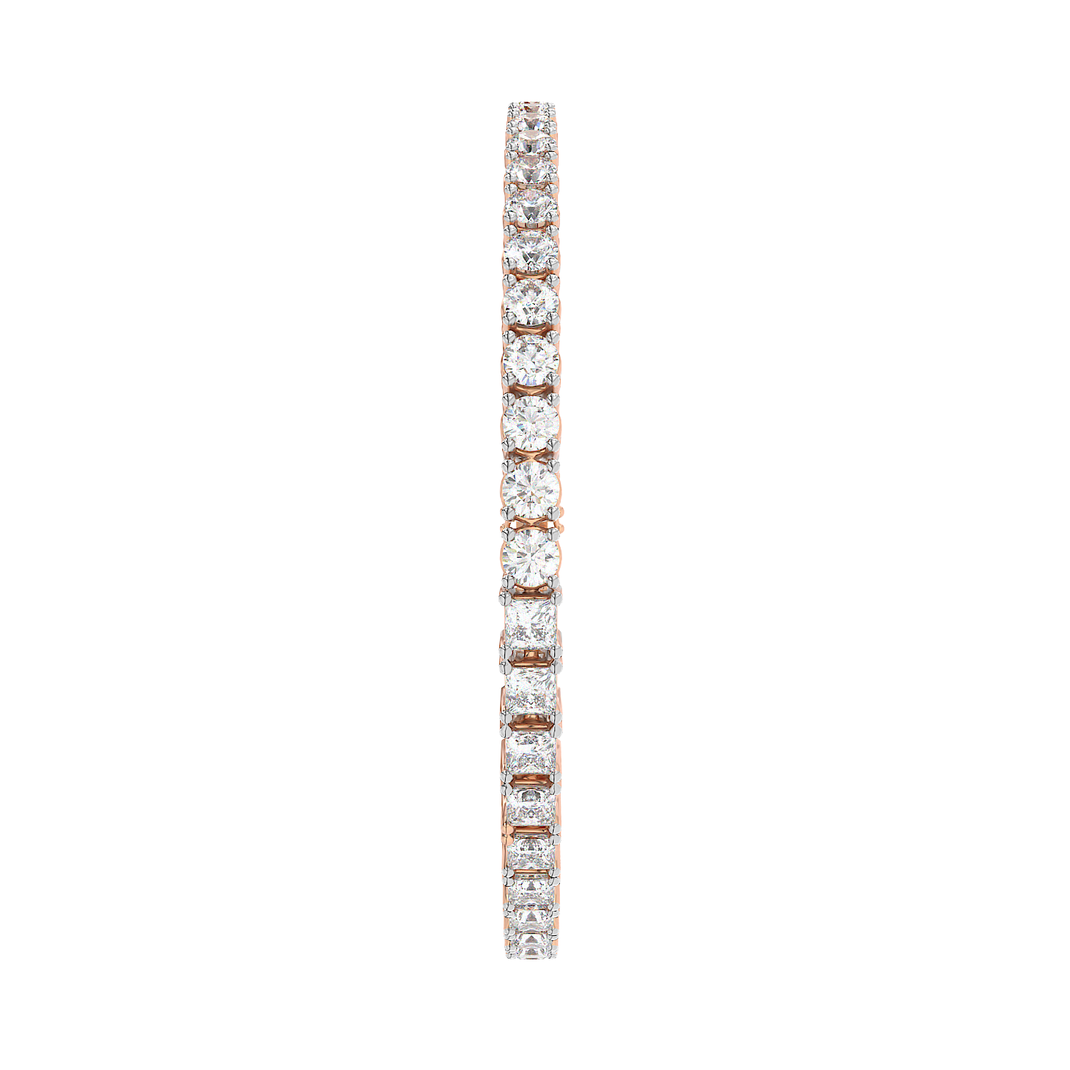 Round Emerald Tennis Bracelet