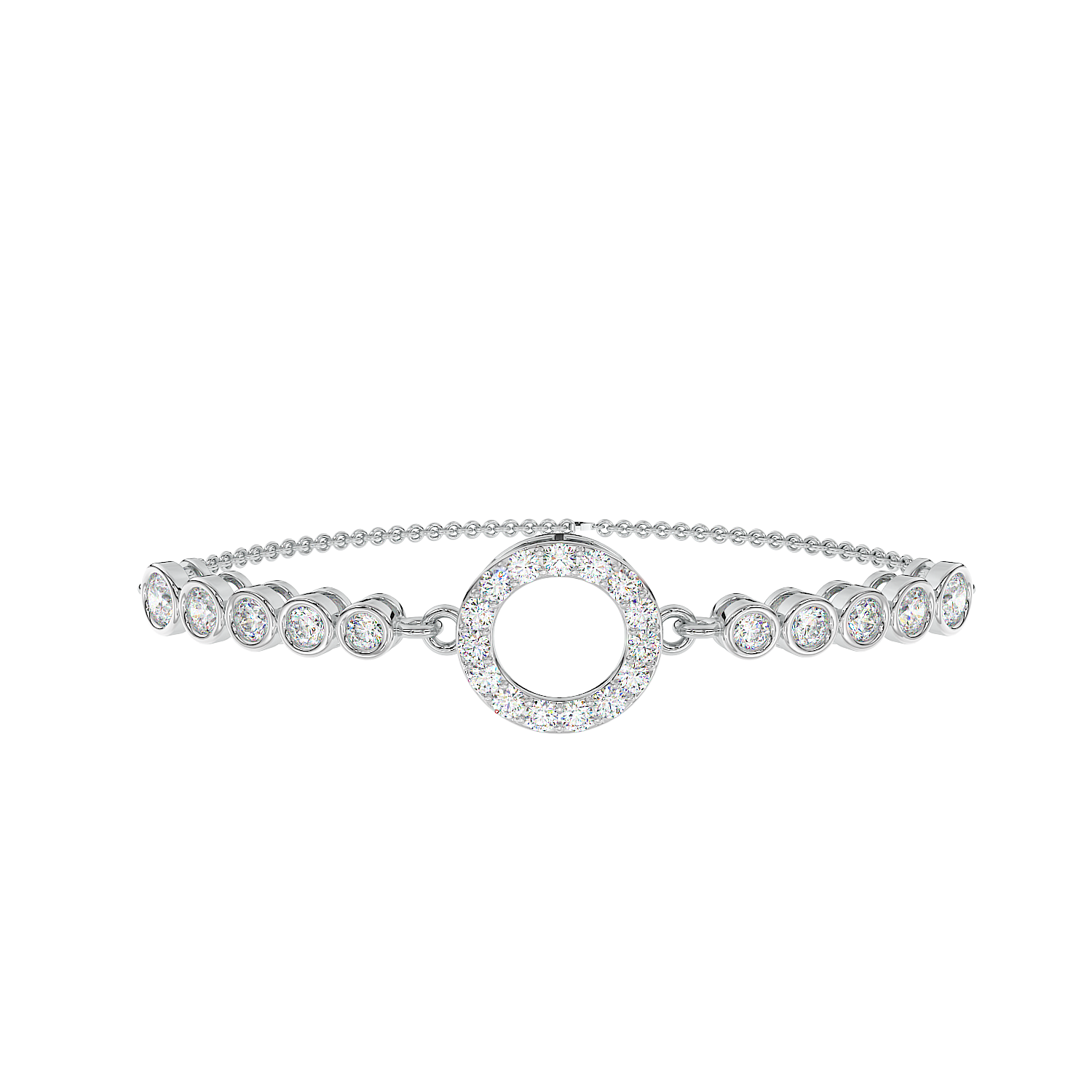 Eternity Circle Station Bracelet