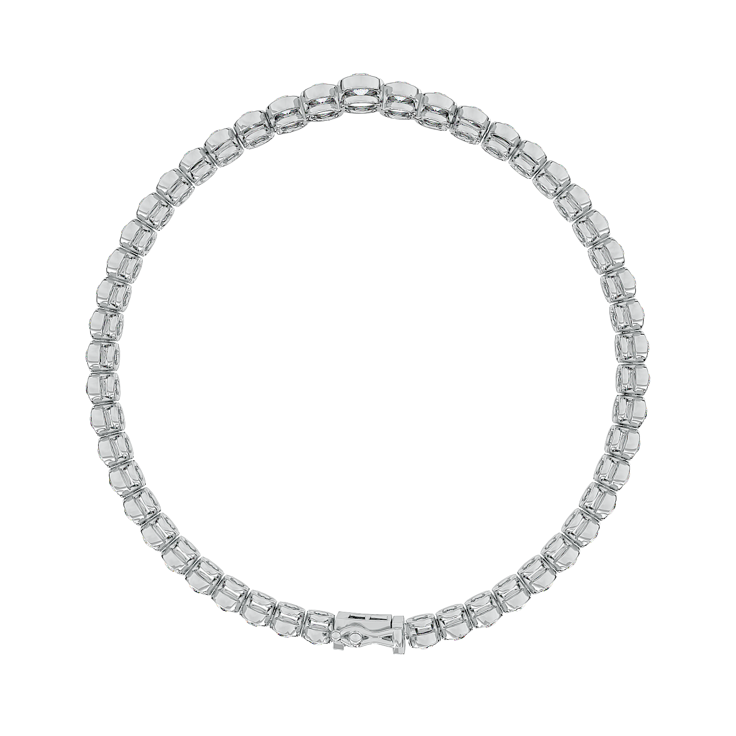 Graduated V Tennis Bracelet