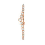 Graduated V Tennis Bracelet