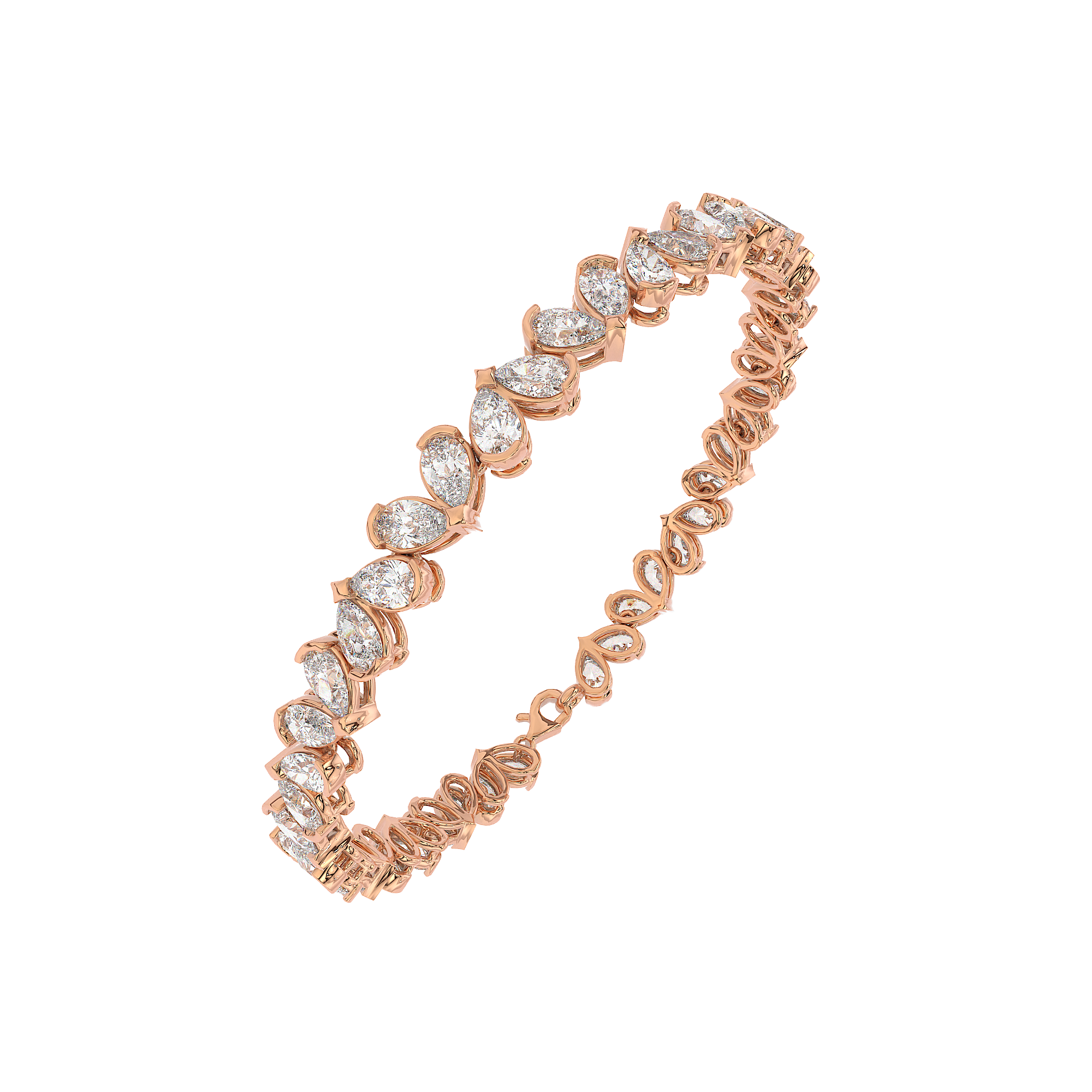Pear Marquise Tennis Bracelet
