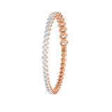 Bezel Eternity Tennis Bracelet