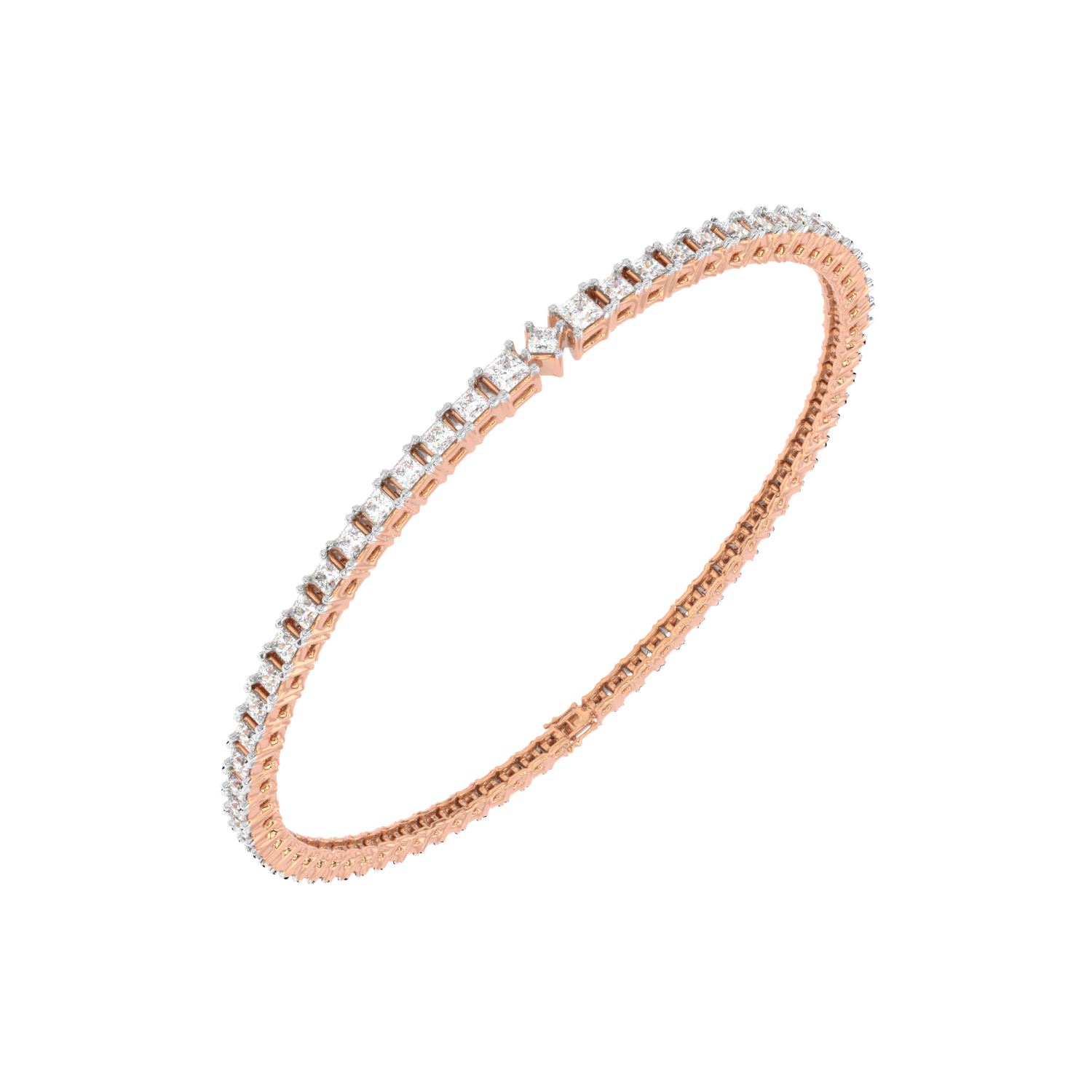 Princess Line Tennis Bracelet