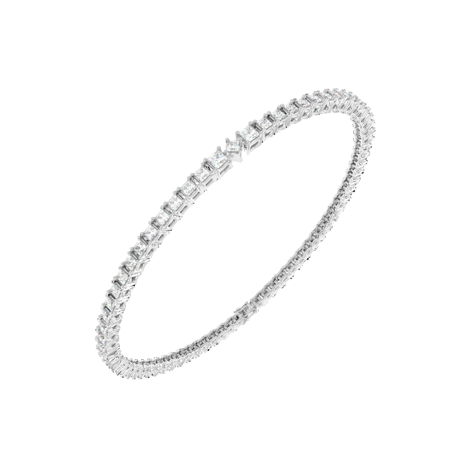 Princess Line Tennis Bracelet