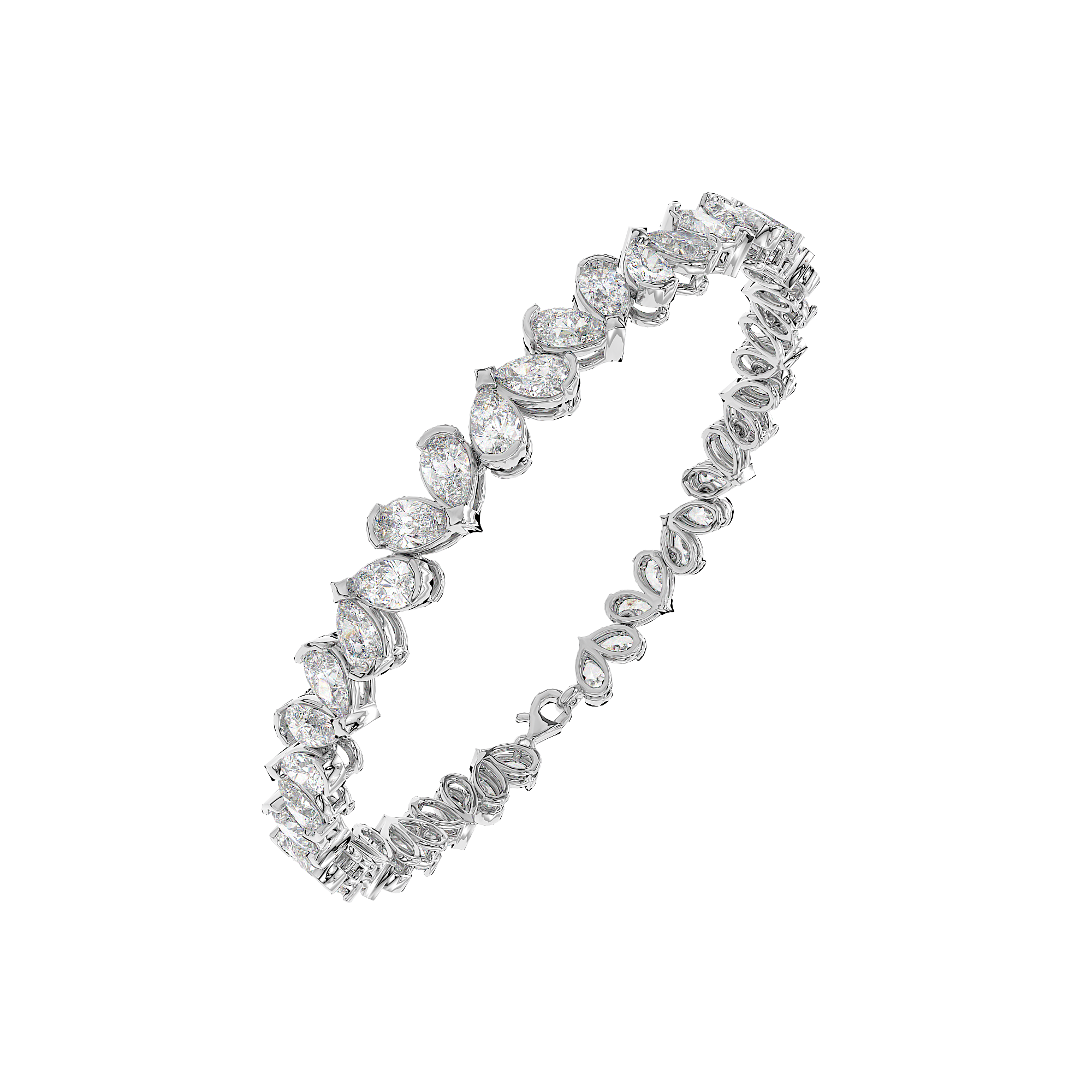 Pear Marquise Tennis Bracelet