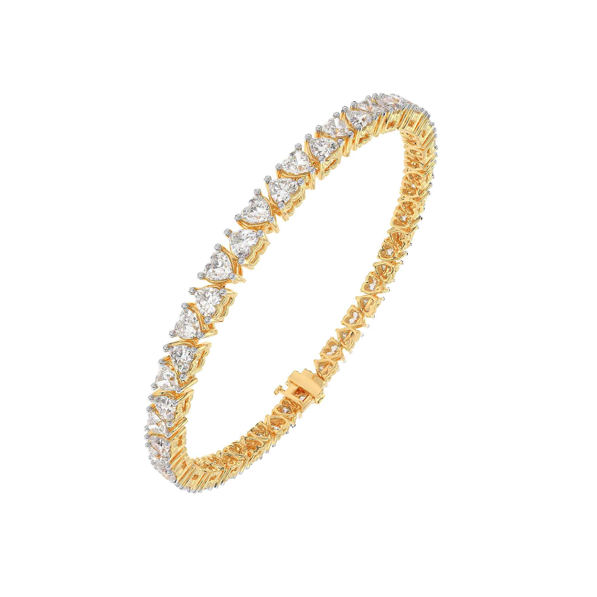 Heart Tennis Bracelet