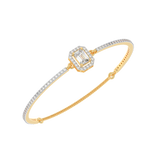 Emerald Halo Bangle