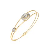 Emerald Halo Station Bracelet