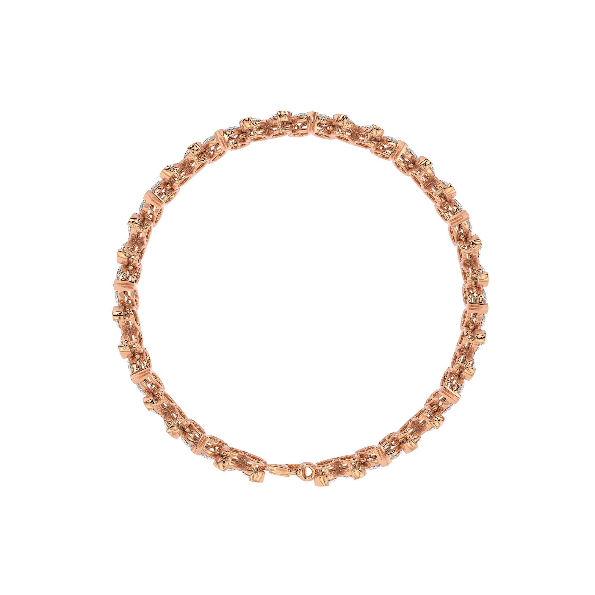Pear Marquise Tennis Bracelet