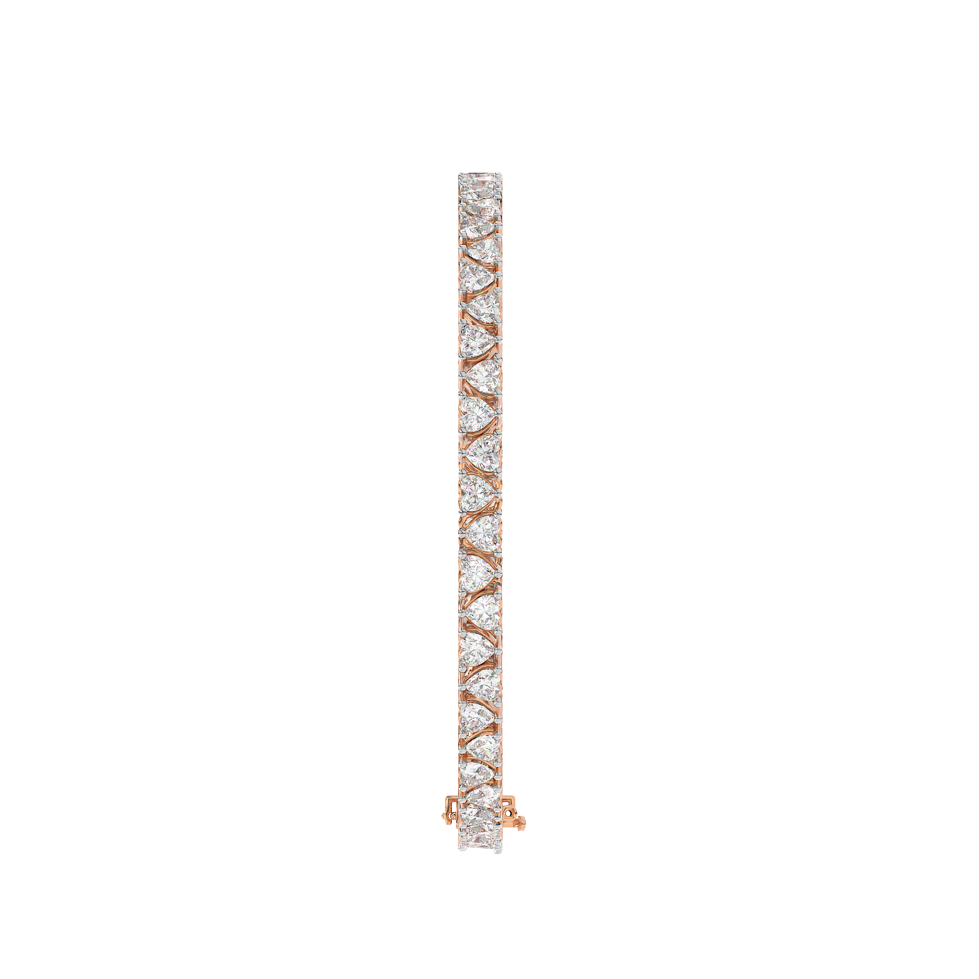 Heart Tennis Bracelet