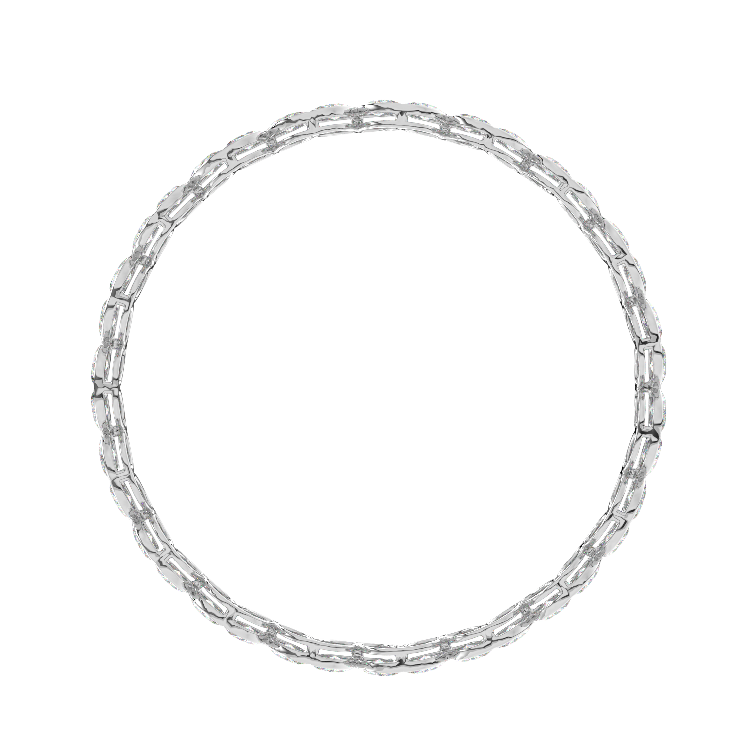 Marquise Leaf Tennis Bracelet