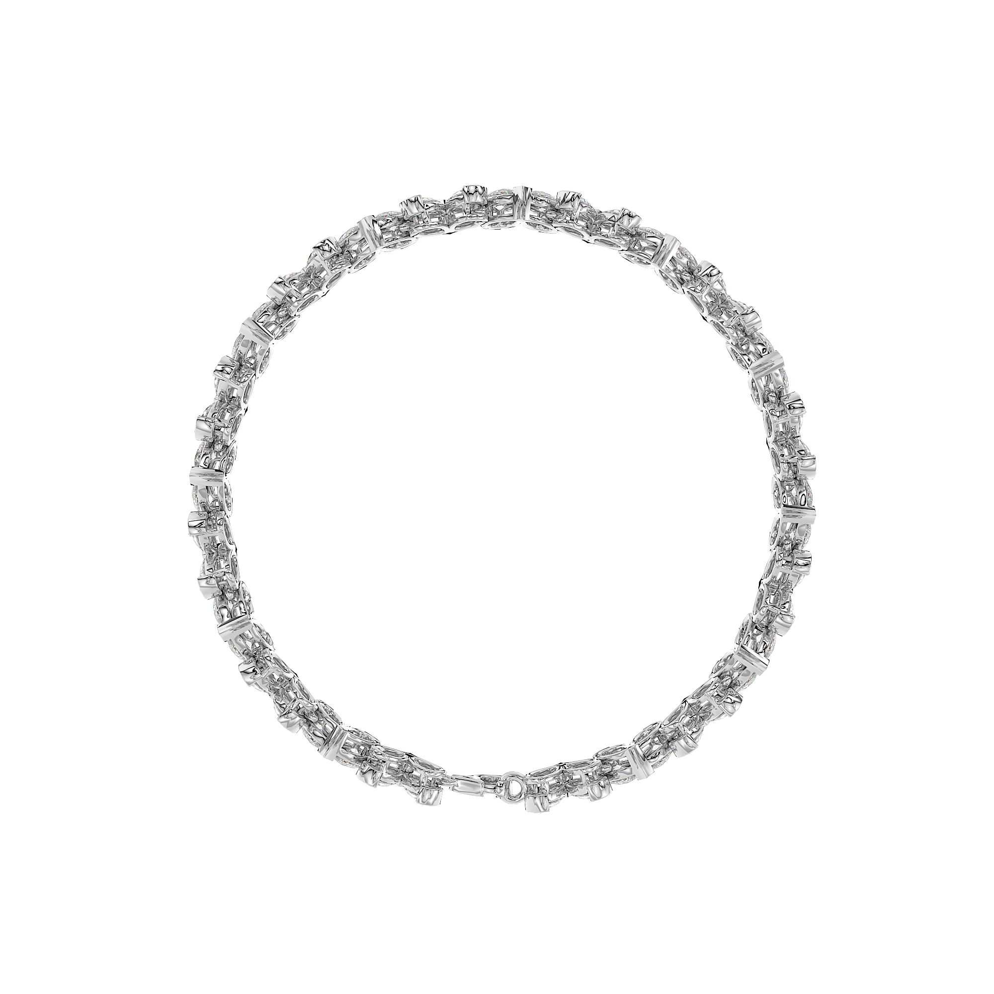 Pear Marquise Tennis Bracelet