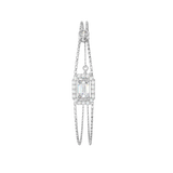 Emerald Halo Station Bracelet