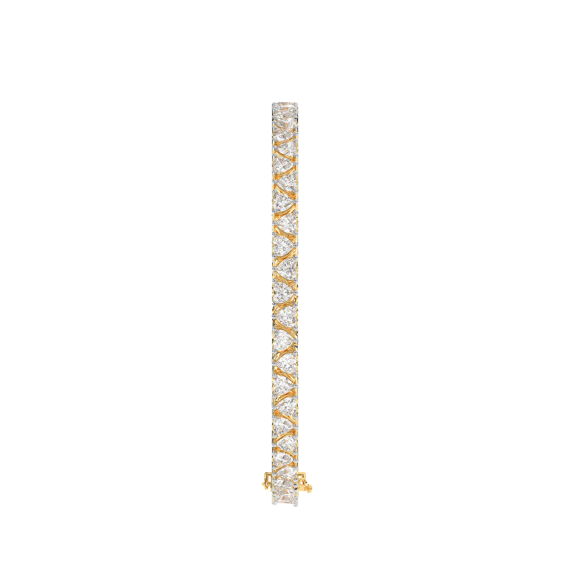 Heart Tennis Bracelet