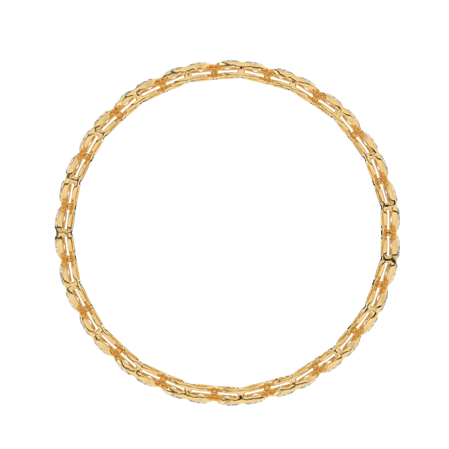 Marquise Leaf Tennis Bracelet