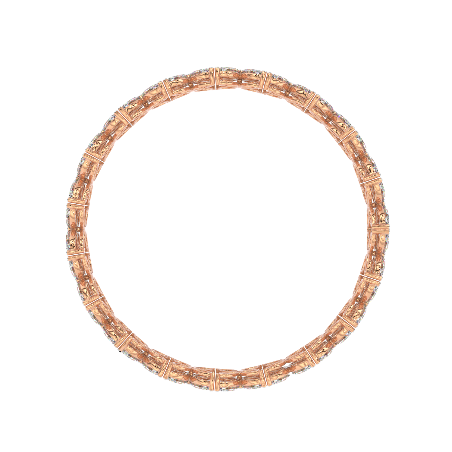 Marquise Quatrefoil Tennis Bracelet