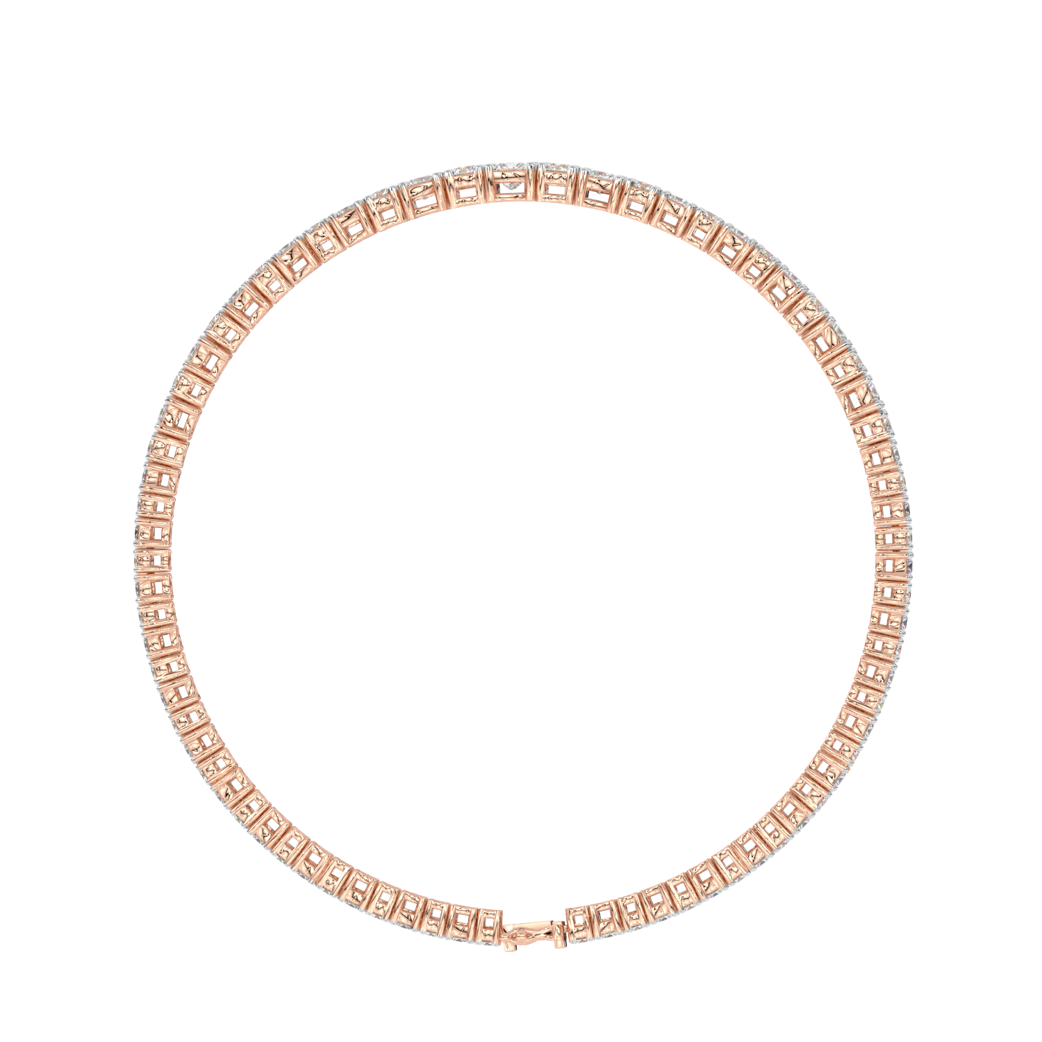 Princess Center Tennis Bracelet