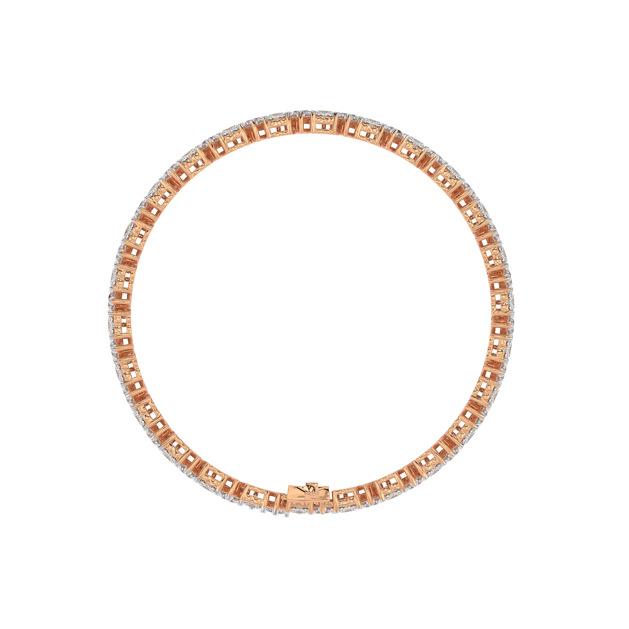 Heart Tennis Bracelet