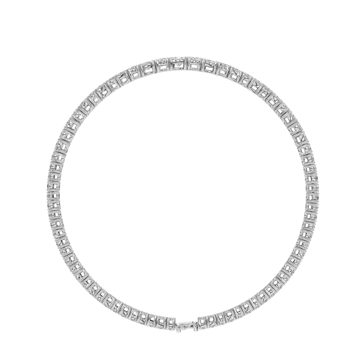 Princess Center Tennis Bracelet
