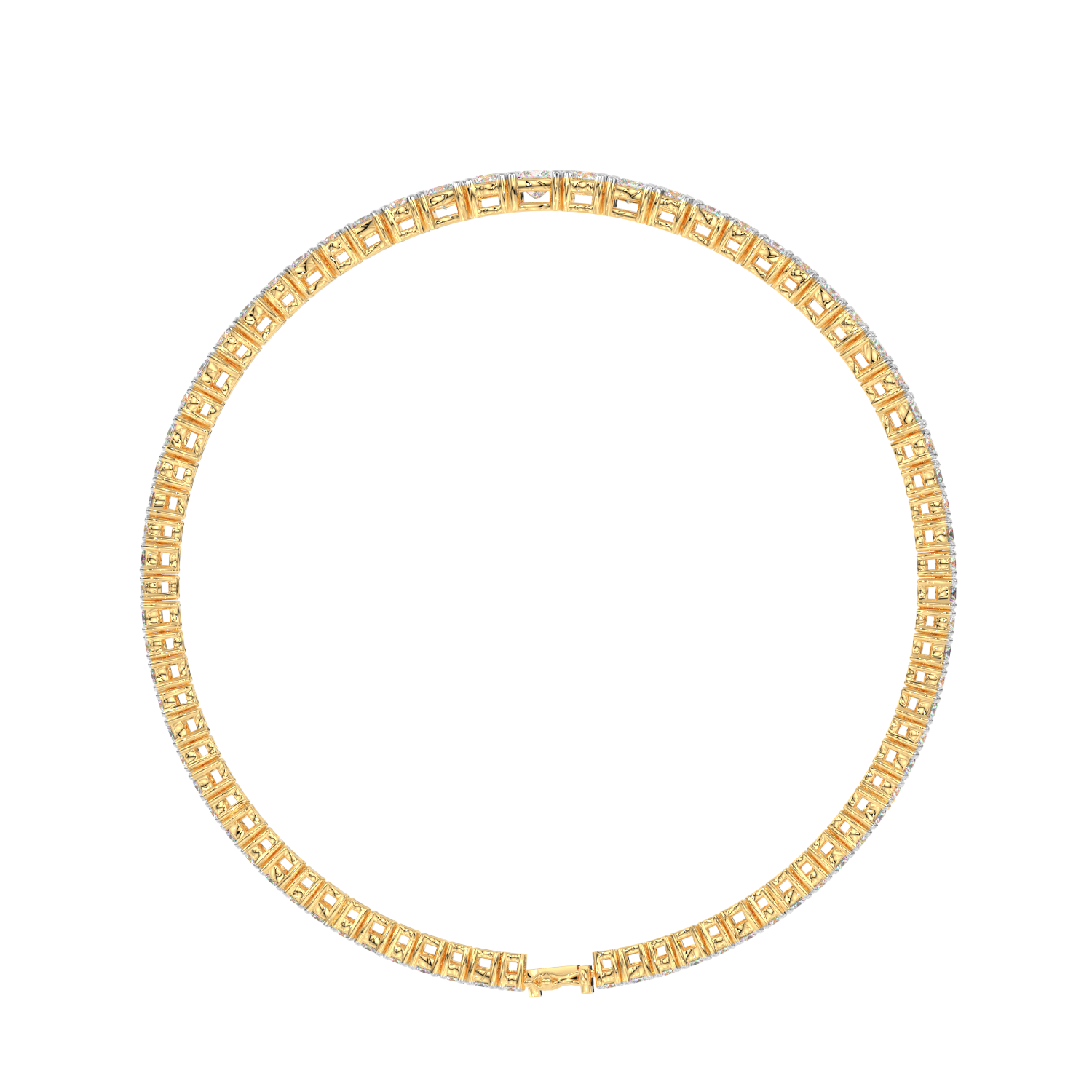 Princess Center Tennis Bracelet