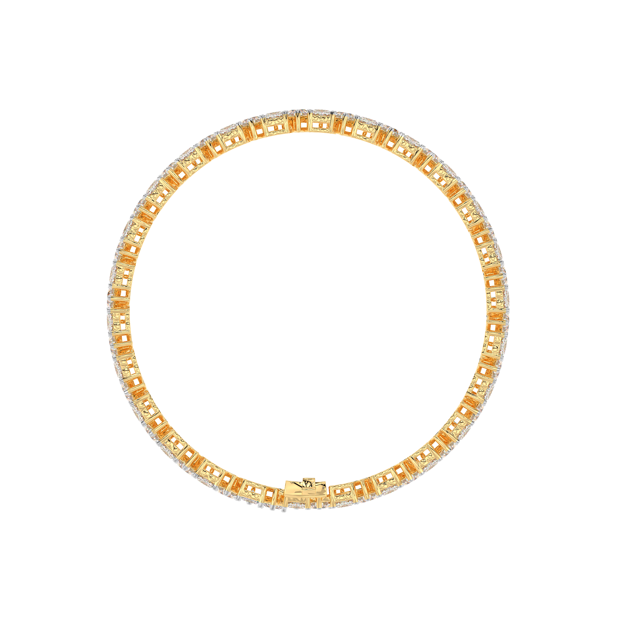 Heart Tennis Bracelet