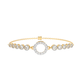 Rose Circle Station Bracelet