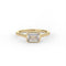 Emerald Cut Bezel Ring