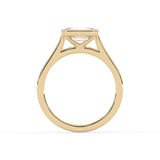 Emerald Cut Bezel Ring