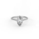 Marquise Diamond Bezel Ring