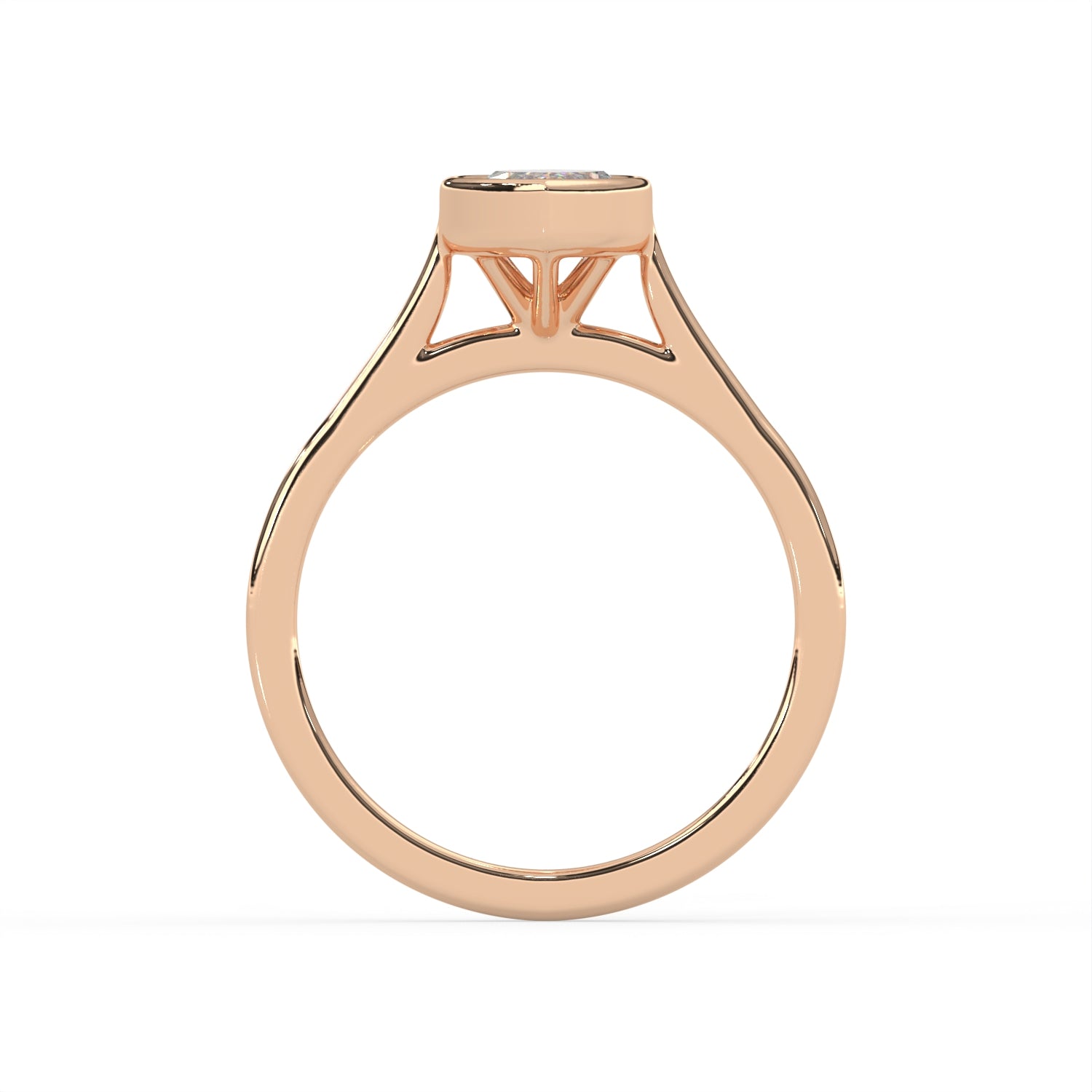 Marquise Diamond Bezel Ring