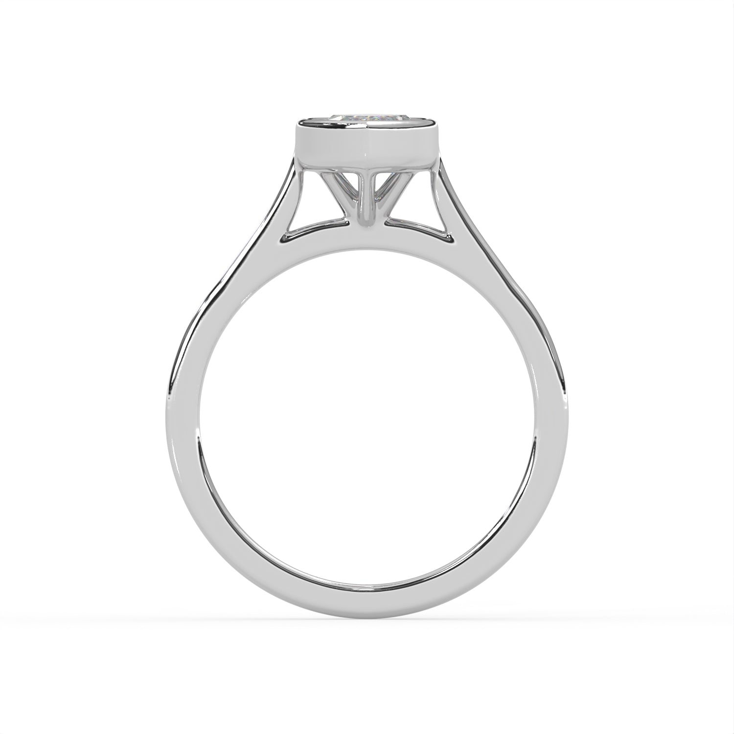 Marquise Diamond Bezel Ring