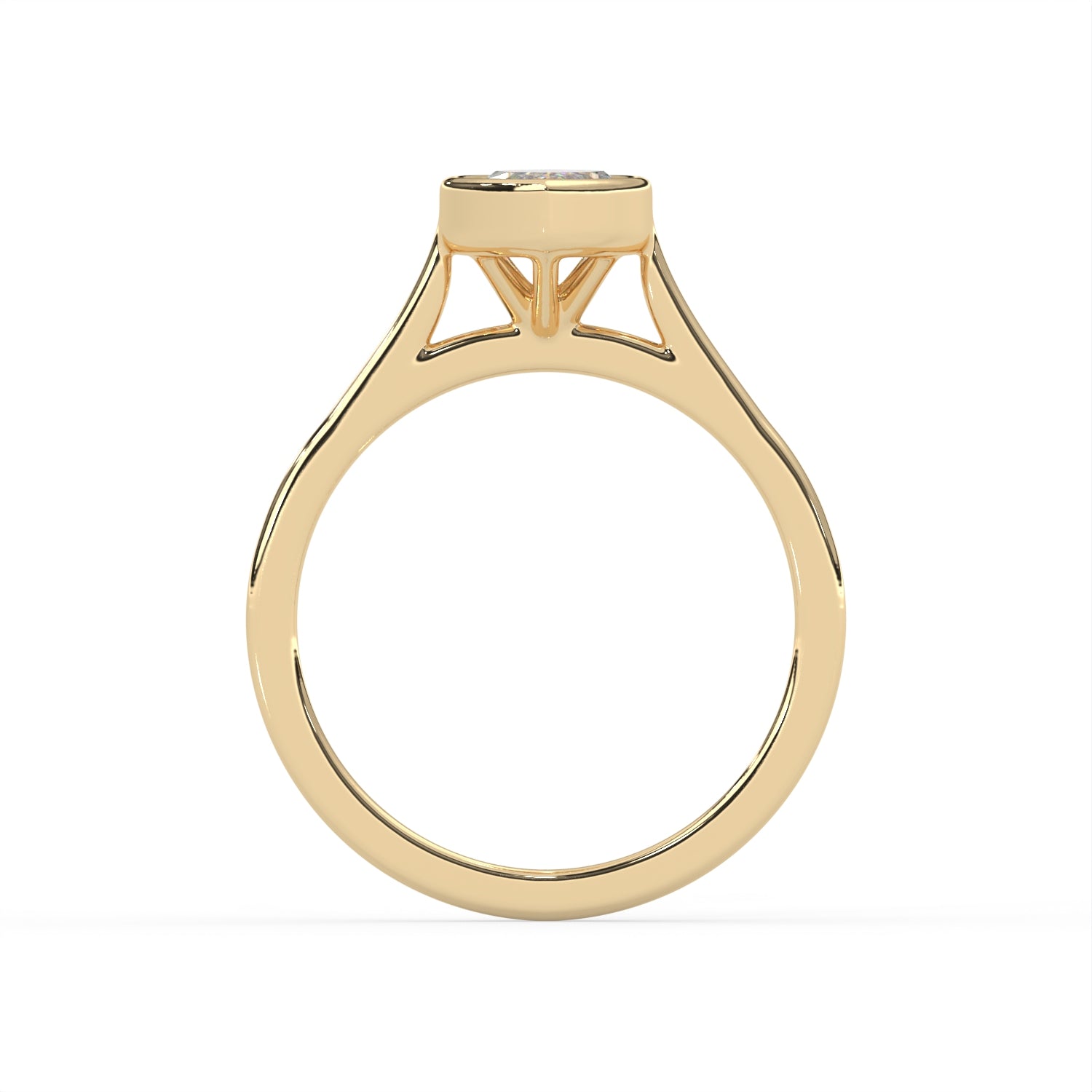 Marquise Diamond Bezel Ring