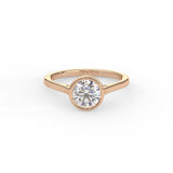 Round Diamond Bezel Ring