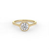 Round Diamond Bezel Ring