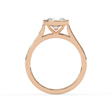 Round Diamond Bezel Ring