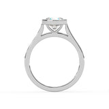 Round Diamond Bezel Ring