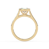 Round Diamond Bezel Ring