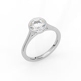 Round Diamond Bezel Ring