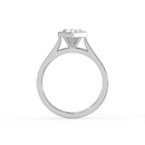 Heart Cut Diamond Bezel Solitaire Ring