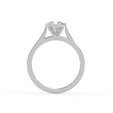 Radiant Cut Bezel Solitaire Ring