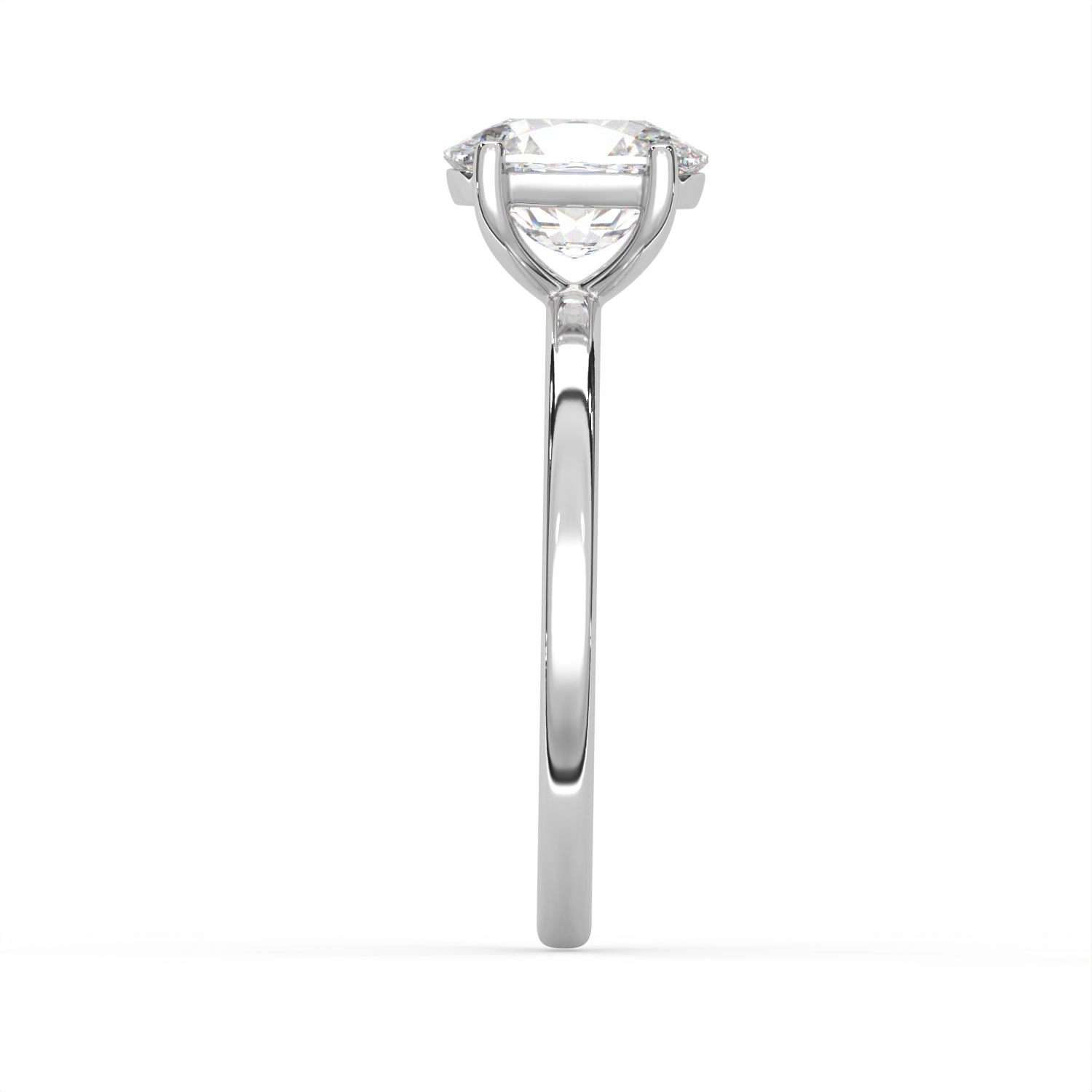 Cushion Cut Solitaire Ring